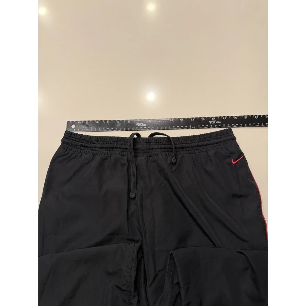 Nike The Athletic Dept Track Pants Womens M Black Red 370907-012 Preowned